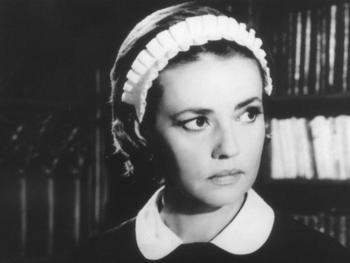 jeanne moreau bourgeois satirical french country estate paris chambermaid domestic maid cleaning female woman plot